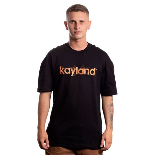 Camiseta Wide Outline Lótus - Preto