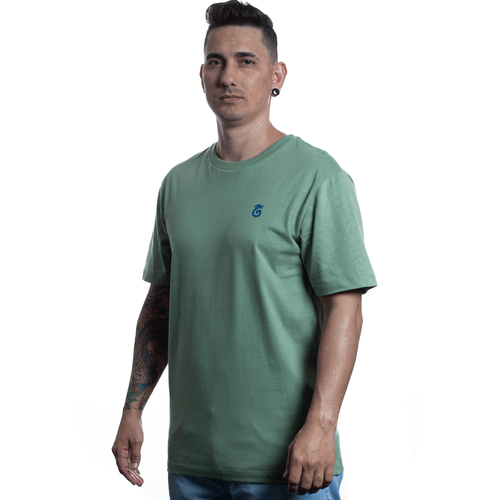 Camiseta Comfort Palm Dragon - Verde